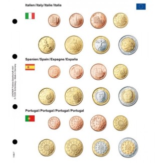 Euromince mince Sady Taliansko, Španielsko, Portugalsko do Lindner ...