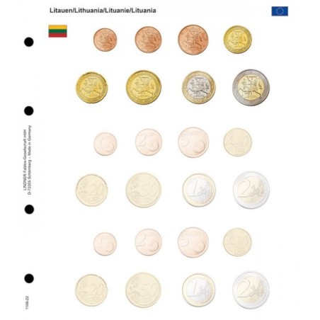 eurocoin eurocoins Lithuania and 2 empty sets - page into Lindner a...