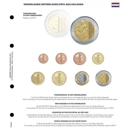 Euromince mince Nový kráľ Holandska 2014 do Lindner albumu