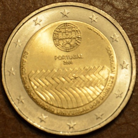 euroerme érme 2 Euro Portugália 2008 - A nemzetközi emberi jogok de...