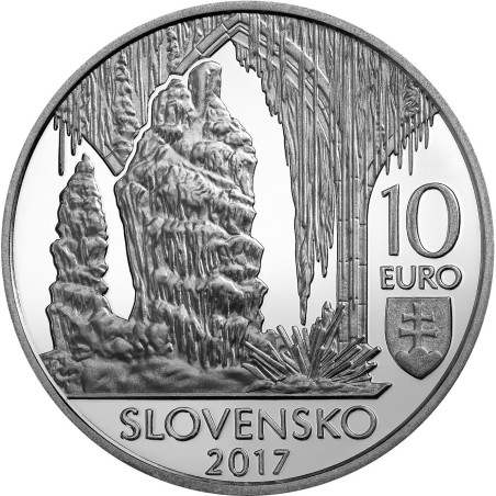 Euromince mince 10 Euro Slovensko 2017 - Jaskyne Slovenského krasu ...