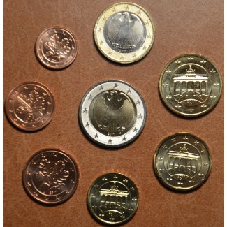 Euromince mince Sada 8 nemeckých mincí 2011 \\"F\\" (UNC)