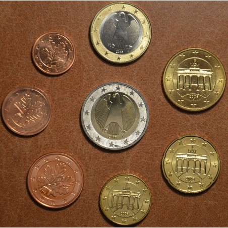 eurocoin eurocoins Germany 2006 \\"F\\" set of 8 eurocoins (UNC)