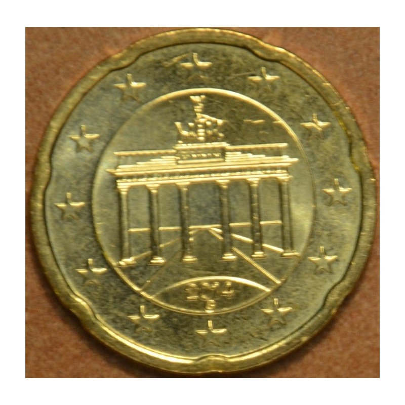 eurocoin eurocoins 20 cent Germany \\"G\\" 2014 (UNC)
