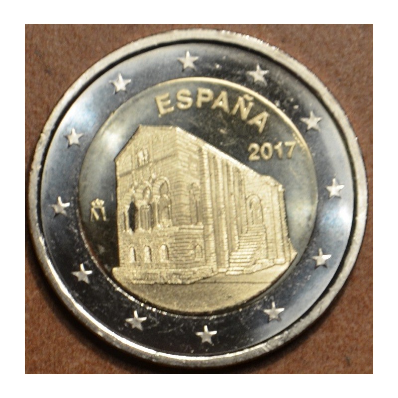 Euromince mince 2 Euro Španielsko 2017 - Oviedo: Santa María del Na...