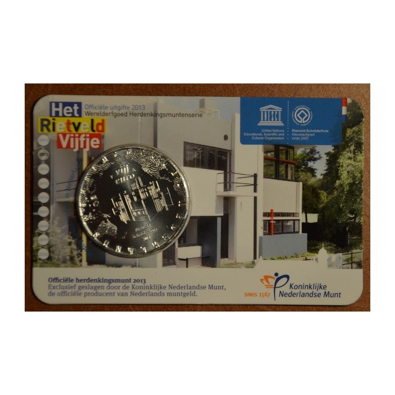 eurocoin eurocoins 5 Euro Netherlands 2013 - Rietveld Schröder hous...