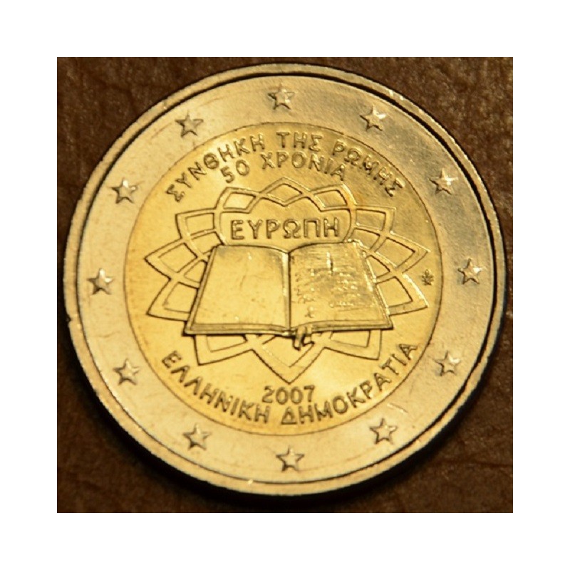 Euromince mince 2 Euro Grécko 2007 - 50 rokov Rímskej zmluvy (UNC)