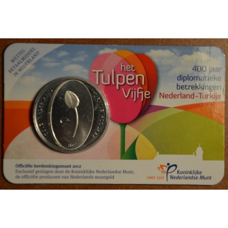 Euromince mince 5 Euro Holandsko 2012 - Tulipán (BU karta)