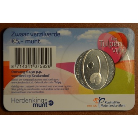 eurocoin eurocoins 5 Euro Netherlands 2012 - Tulip (BU card)