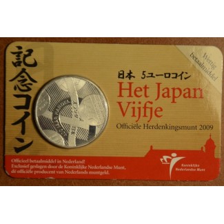 Euromince mince 5 Euro Holandsko 2009 - Japonsko (BU karta)