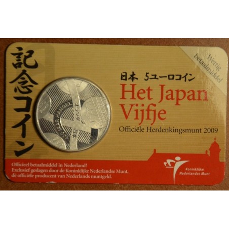 eurocoin eurocoins 5 Euro Netherlands 2009 - Japan (BU card)