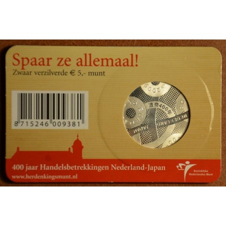 Euromince mince 5 Euro Holandsko 2009 - Japonsko (BU karta)