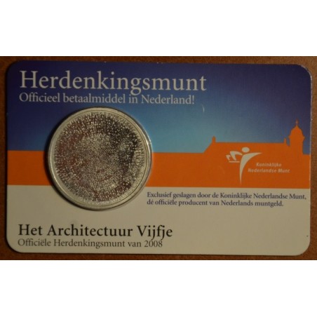 euroerme érme 5 Euro Hollandia 2008 - Építészet (BU kártya)