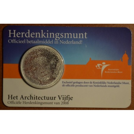 eurocoin eurocoins 5 Euro Netherlands 2008 - Architecture (BU card)
