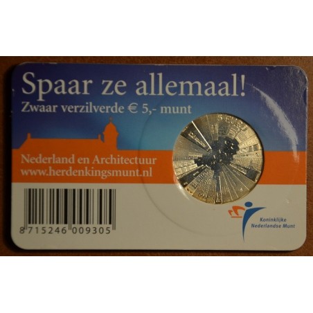 eurocoin eurocoins 5 Euro Netherlands 2008 - Architecture (BU card)