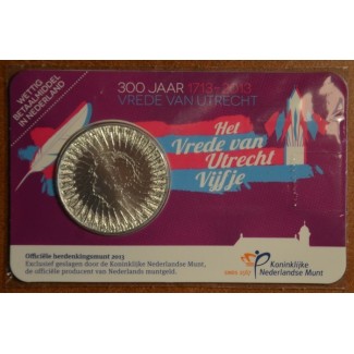 eurocoin eurocoins 5 Euro Netherlands 2013 - 400 years of Treaty Ut...