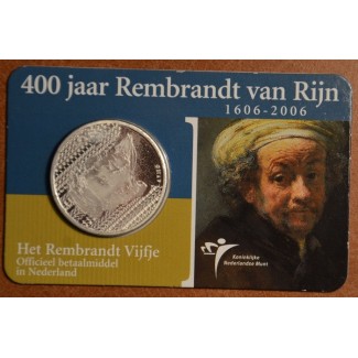 euroerme érme 5 Euro Hollandia 2006 - Rembrandt (BU kártya)