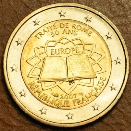 Euromince mince 2 Euro Francúzsko 2007 - 50 rokov Rímskej zmluvy (UNC)