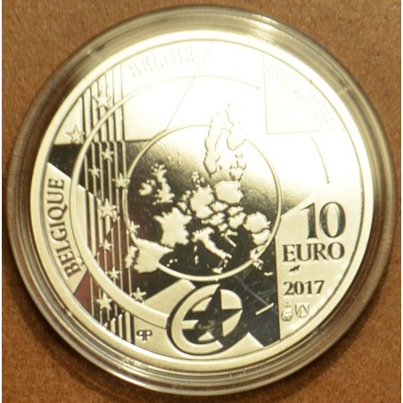 euroerme érme 10 Euro Belgium 2017 Antwerp central station (Proof)