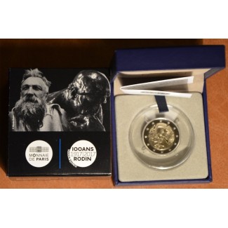 Euromince mince 2 Euro Francúzsko 2017 - Auguste Rodin (Proof)