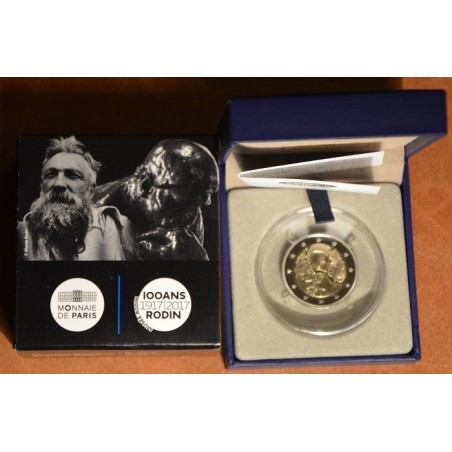 euroerme érme 2 Euro Franciaország 2017 - Auguste Rodin (Proof)