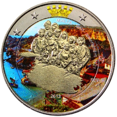 Euromince mince 2 Euro Malta 2013 - Samostatnosť: vlastná vláda od ...