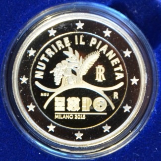 euroerme érme 2 Euro Olaszország 2015 - EXPO Milano 2015 (Proof)