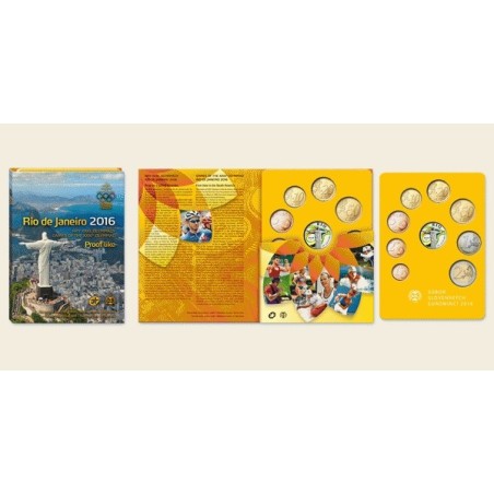 eurocoin eurocoins Set of 8 Slovak coins 2016 RIO (Proof)