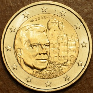Euromince mince 2 Euro Luxembursko 2008 - Henri a zámok „Château de...