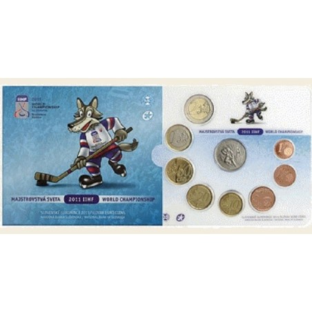 Euromince mince Sada Slovenských mincí 2011 - Majstrovstvá sveta 20...