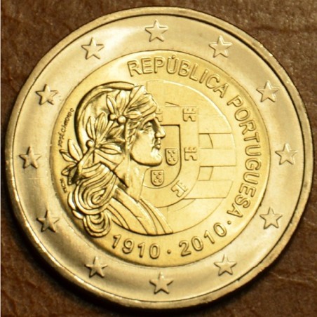 euroerme érme 2 Euro Portugália 2010 - 100 éves a Portugál Köztársa...