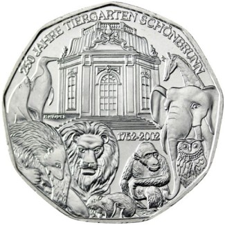 eurocoin eurocoins 5 Euro Austria 2002 Schönbrunn (UNC)