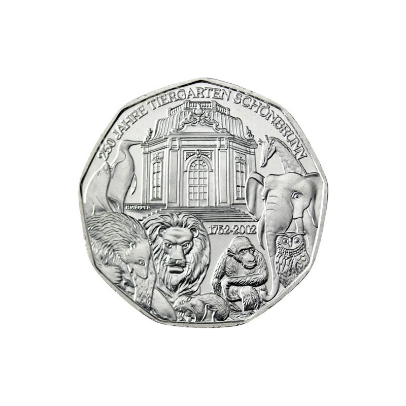 Euromince mince 5 Euro Rakúsko 2002 Schönbrunn (UNC)