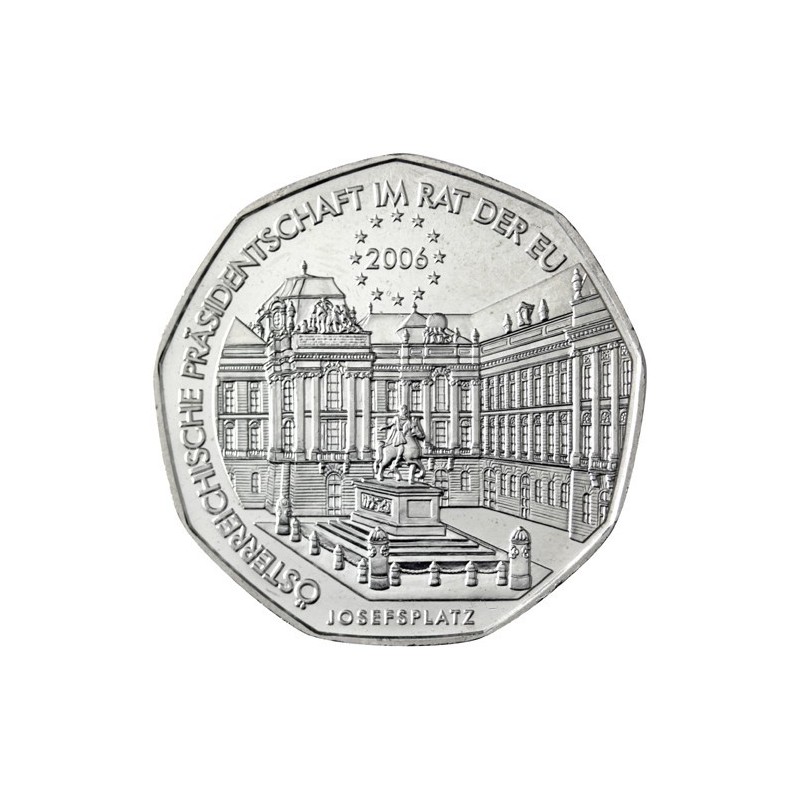euroerme érme 5 Euro Ausztria 2006 - Az EU elnökség (UNC)