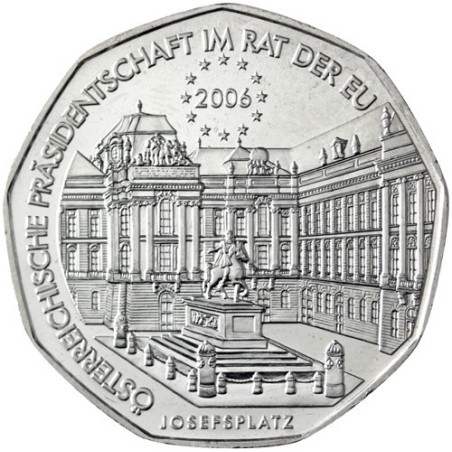 eurocoin eurocoins 5 Euro Austria 2006 - EU presidency (UNC)