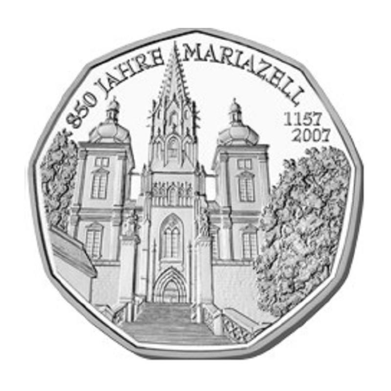 euroerme érme 5 Euro Ausztria 2007 - Mariazell (UNC)