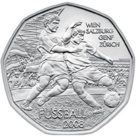 Euromince mince 5 Euro Rakúsko 2008 - Futbal 2 (UNC)