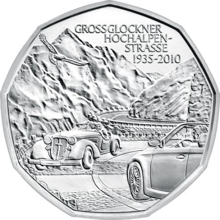 euroerme érme 5 Euro Ausztria 2010 Grossglockner (UNC)