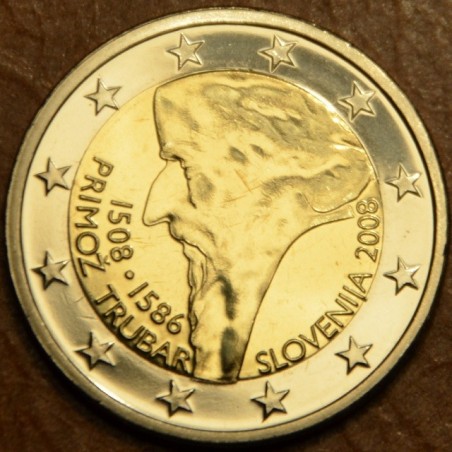 euroerme érme 2 Euro Szlovénia 2008 - 500 éve született Primoz Trub...