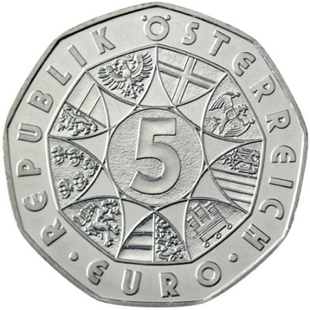 eurocoin eurocoins 5 Euro Austria 2010 Ski jump (UNC)