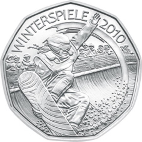 euroerme érme 5 Euro Ausztria 2010 Snowboard (UNC)
