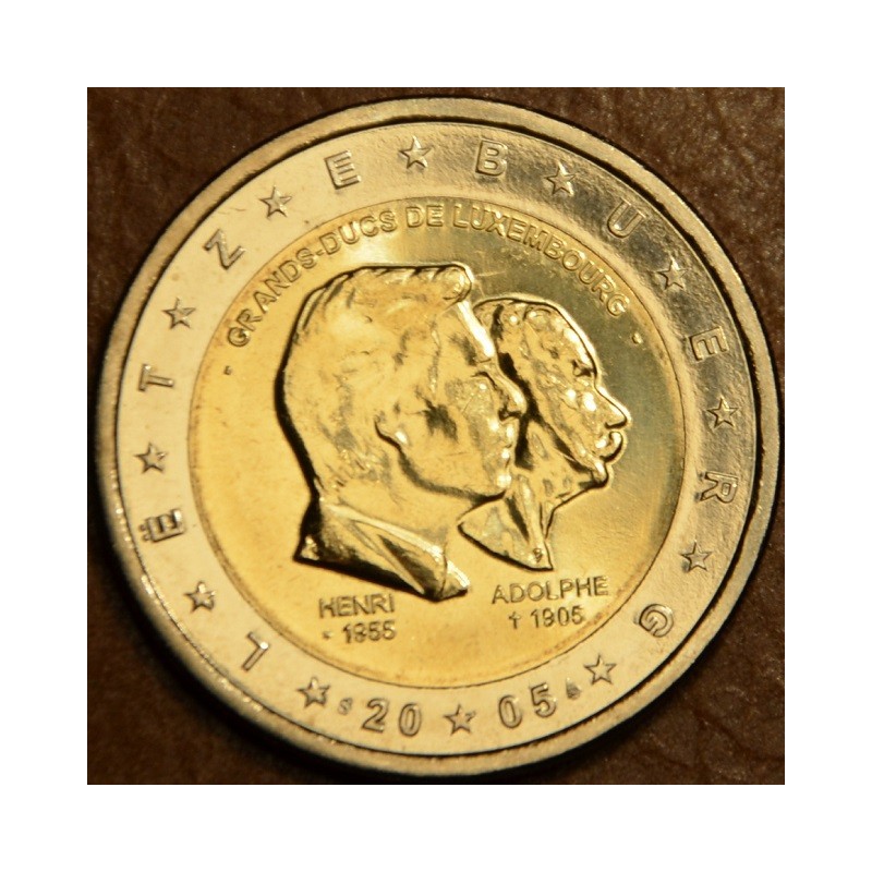 euroerme érme 2 Euro Luxemburg 2005 - Henri nagyherceg 50. születés...