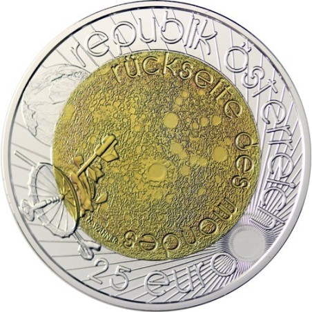 euroerme érme 25 Euro Ausztria 2009 - Asztronómia (UNC)