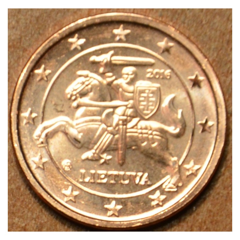 eurocoin eurocoins 1 cent Lithuania 2016 (UNC)