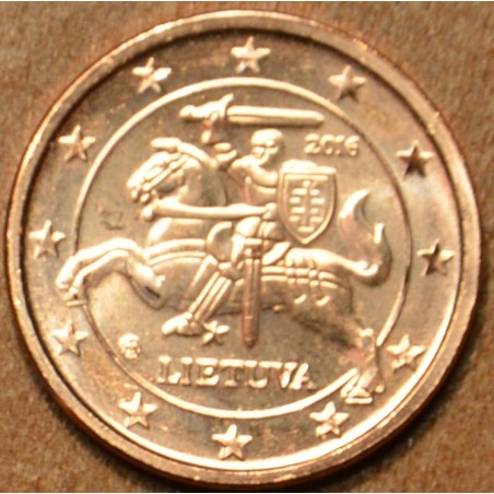 eurocoin eurocoins 1 cent Lithuania 2016 (UNC)