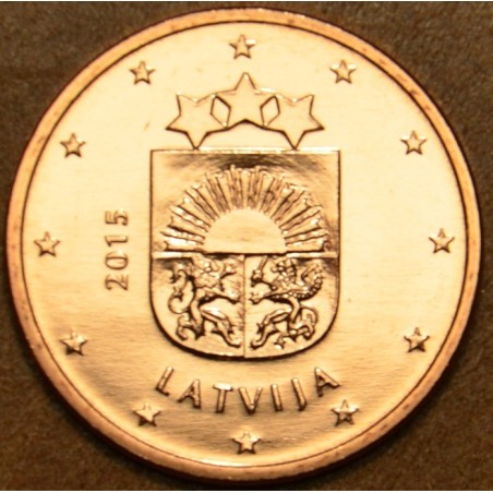 eurocoin eurocoins 1 cent Latvia 2015 (UNC)