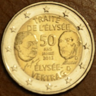 eurocoin eurocoins 2 Euro Germany 2013 \\"D\\" 50 Years of the Élys...