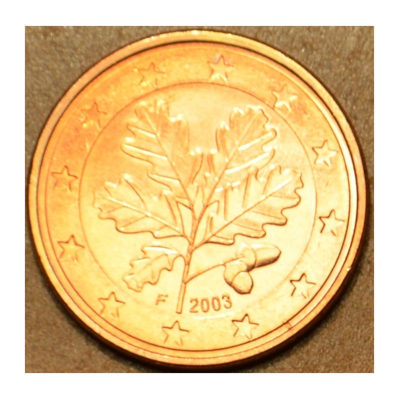 Euromince mince 1 cent Nemecko \\"F\\" 2003 (UNC)