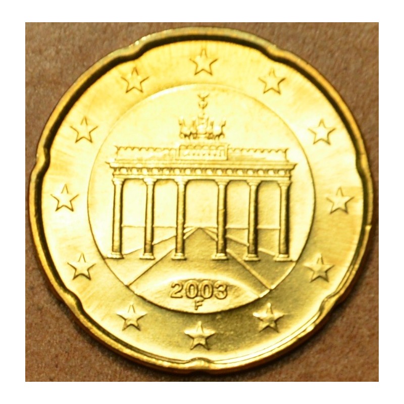 Euromince mince 20 cent Nemecko \\"F\\" 2003 (UNC)