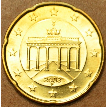 Euromince mince 20 cent Nemecko \\"F\\" 2003 (UNC)